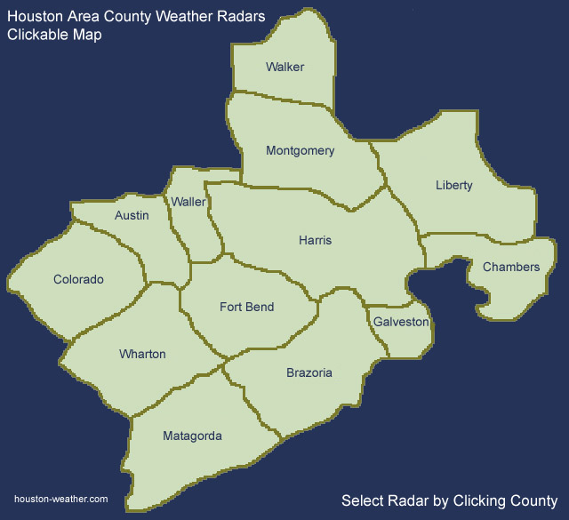 Houston Area County Radars